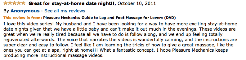 Foot Massage DVD Review